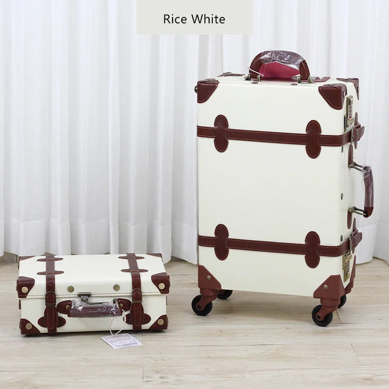 Factory Vintage Carry on Luggage Suitcase 20 Inches Check-In Hand Luggage Suitcase Fashionable Cabin Luggage Case