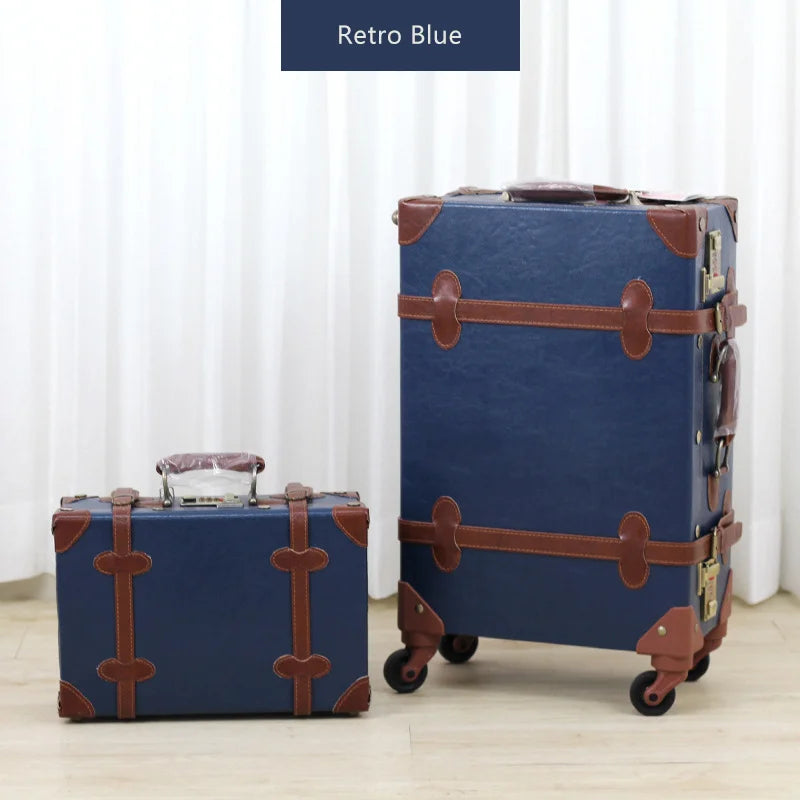 Factory Vintage Carry on Luggage Suitcase 20 Inches Check-In Hand Luggage Suitcase Fashionable Cabin Luggage Case