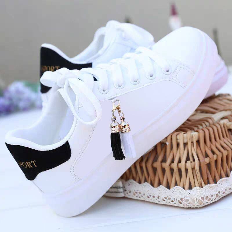 Casual Shoes Girl Ladies Flat Sport Shoes White Running Sneakers New Arrivals Cheap Fashion Shoes Women