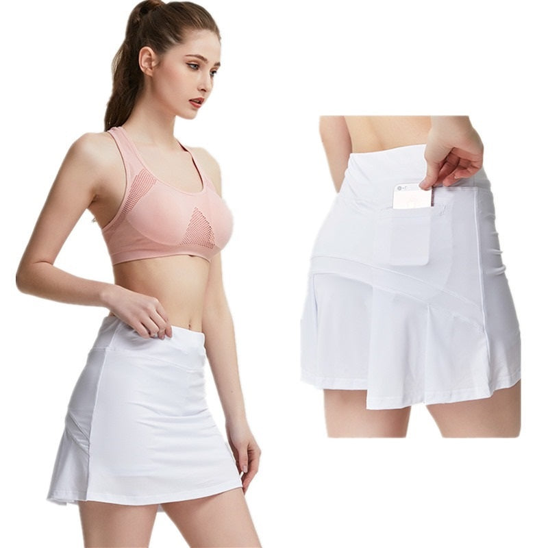 ANSZKTN Active Wear Yoga Sports Workout Fitness Golf Tennis Sportswear Tennis Skorts Dress Skirt Girls