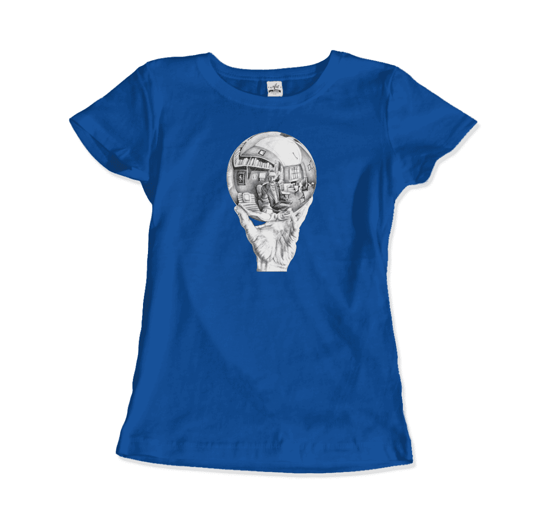 M.C. Escher Hand With Reflective Globe T-Shirt